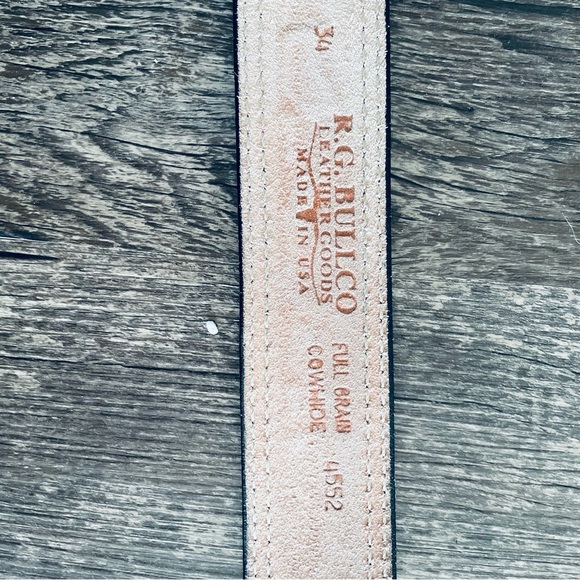 Leather belt - Picture 3 of 3